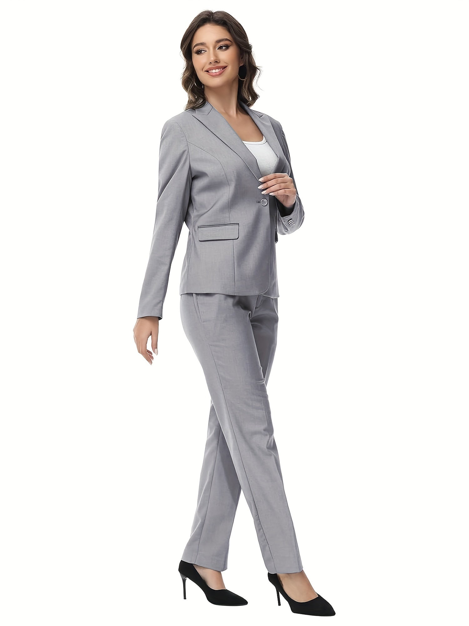 Elegant Matching Two Piece Work Set