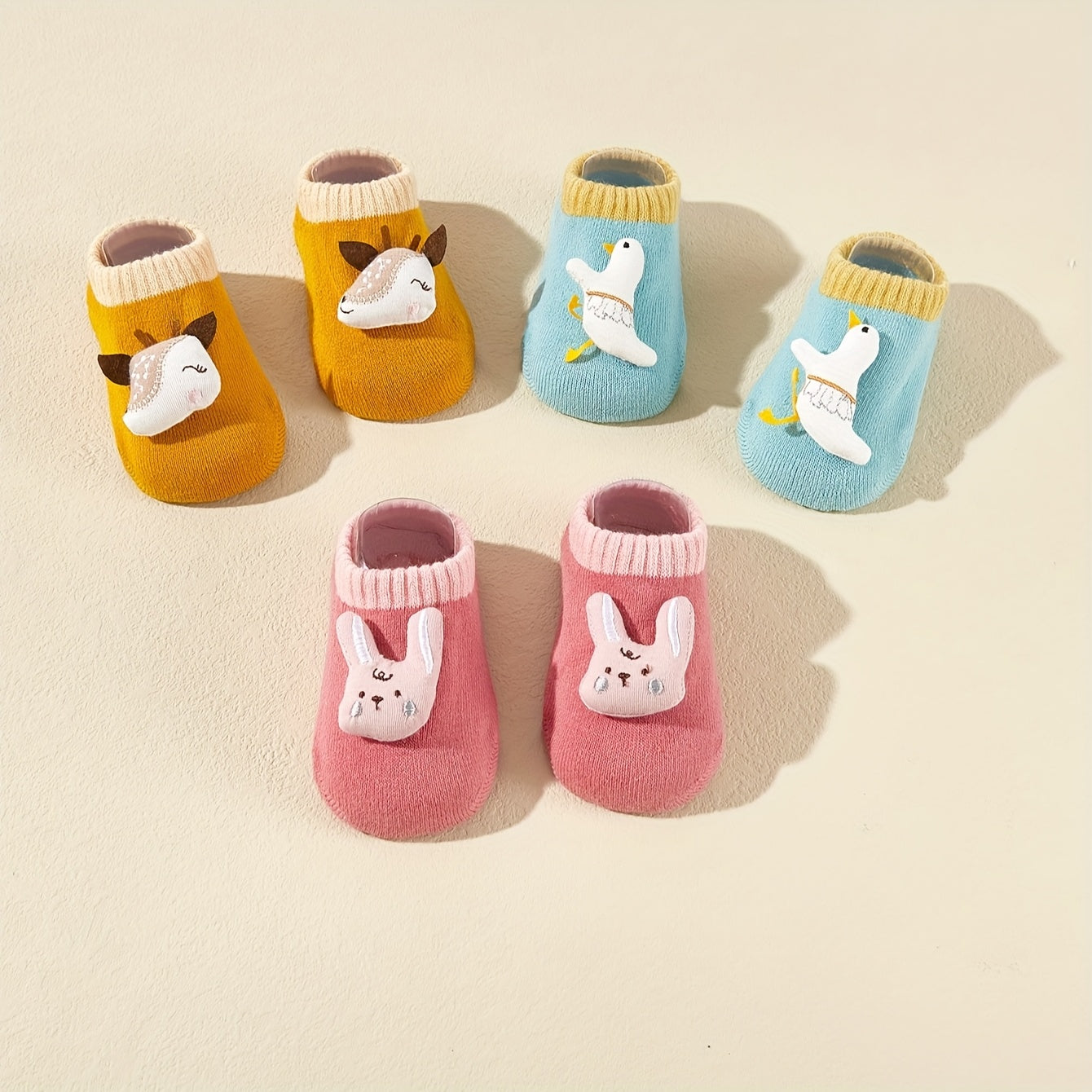 Warm Cartoon Toddler Walking Socks