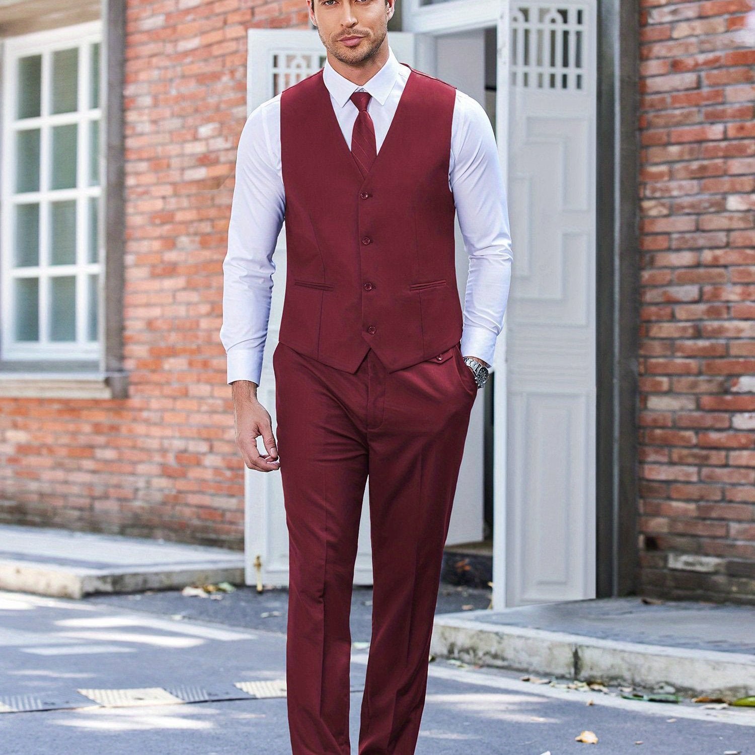 Slim Three Piece Formal Suit