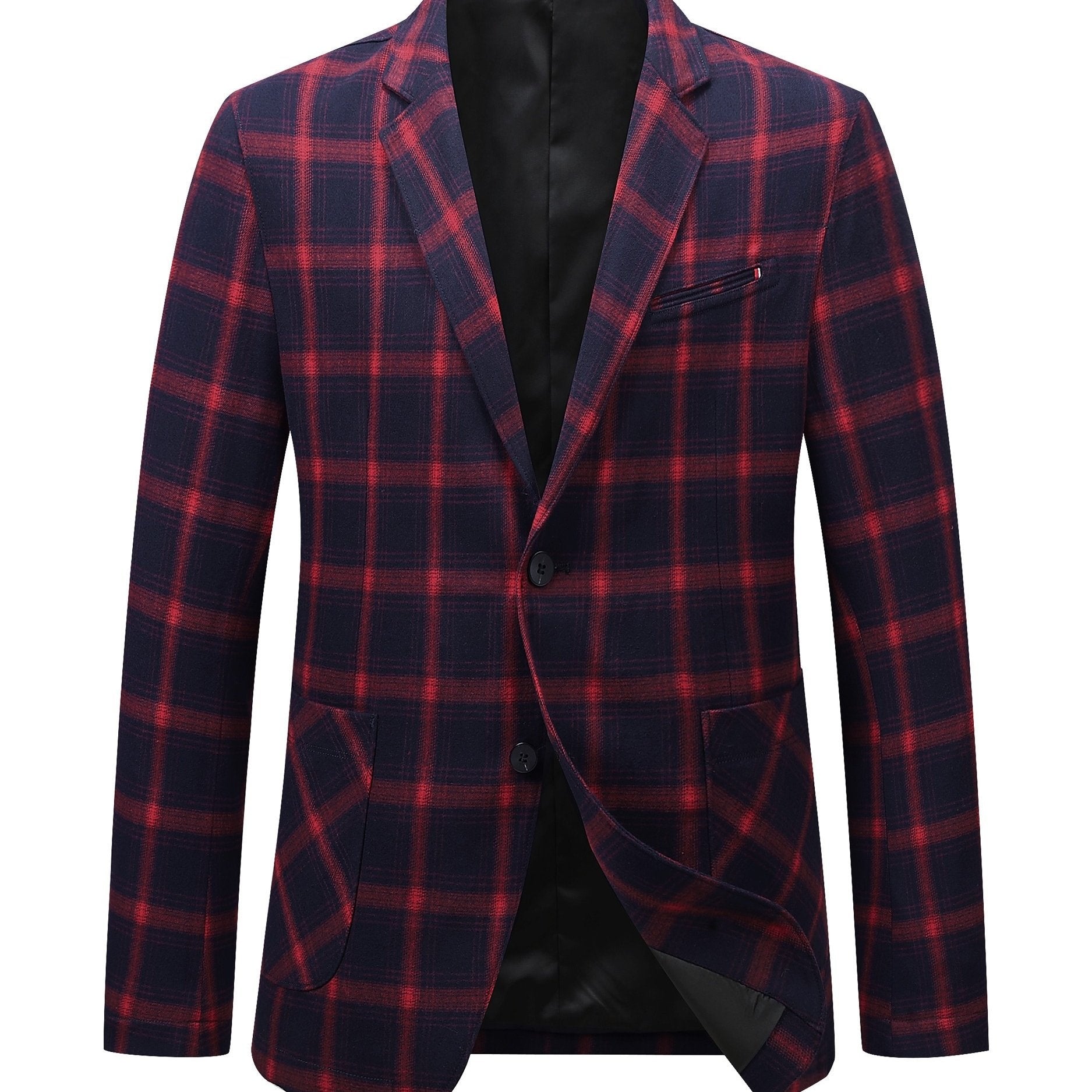 Plaid Summer Woven Blazer