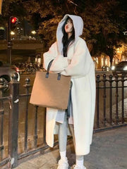 Women’s Elegant Faux Fur Two-Piece Winter Coat