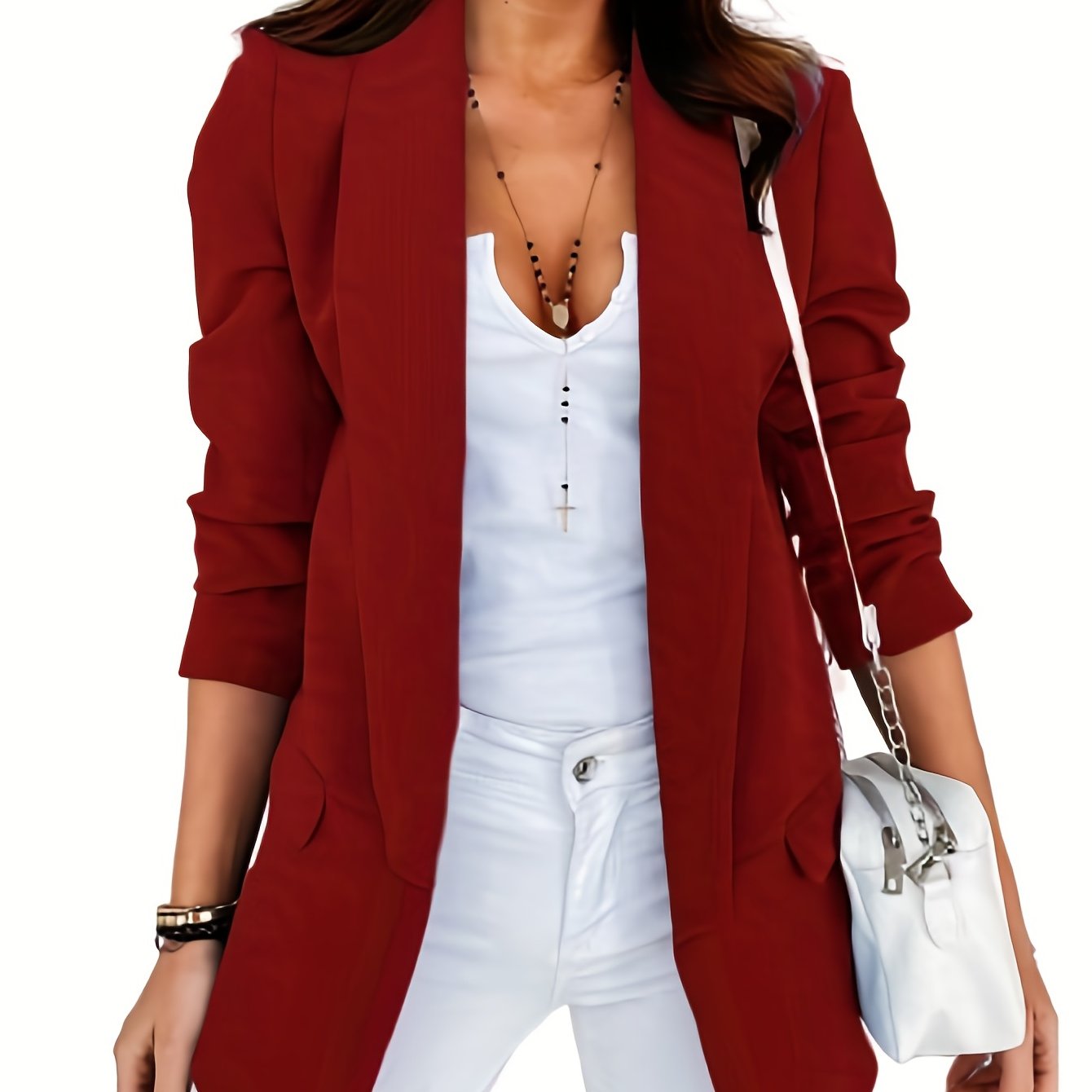 Loose V Pocket Blazer
