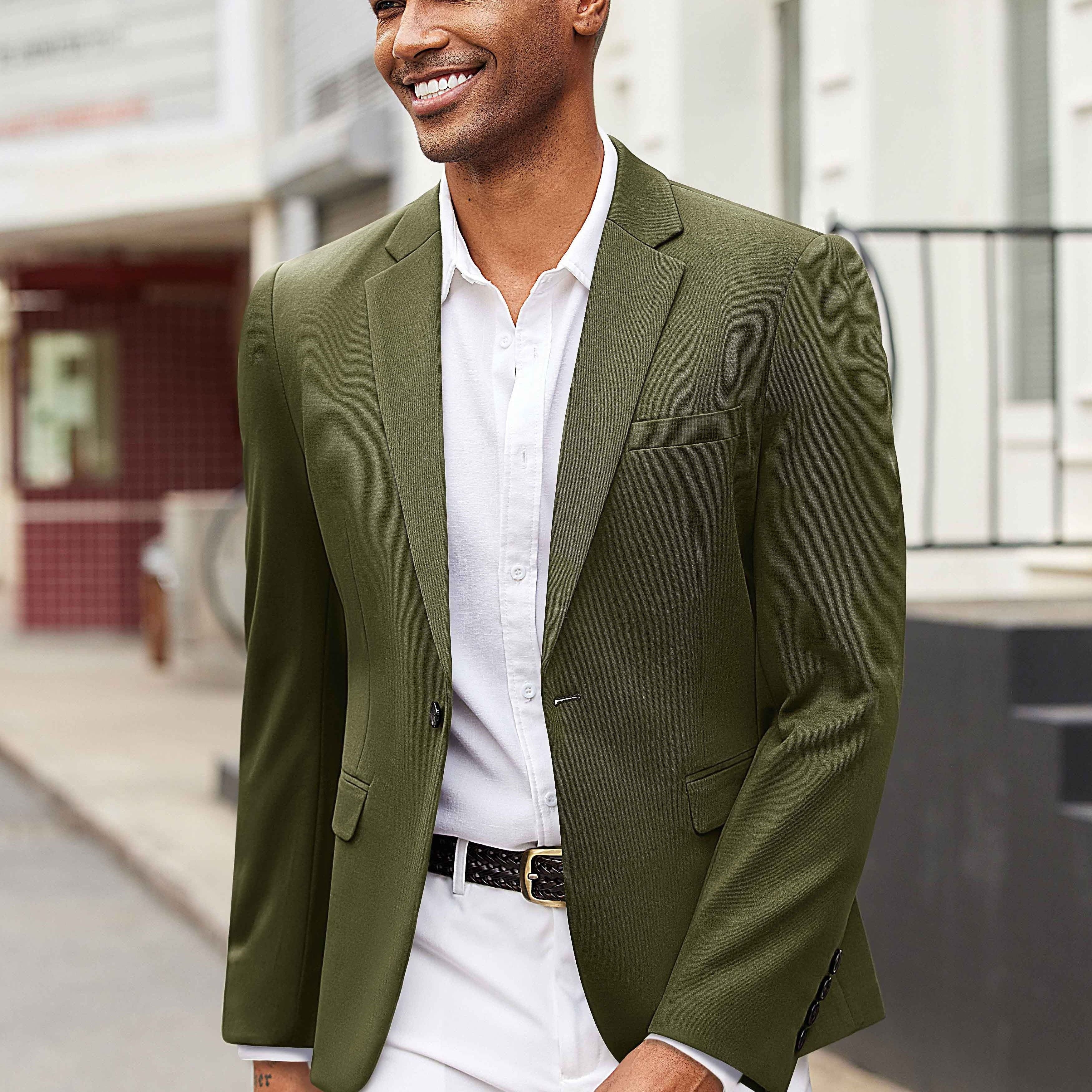 Notch Lapel Knit Blazer