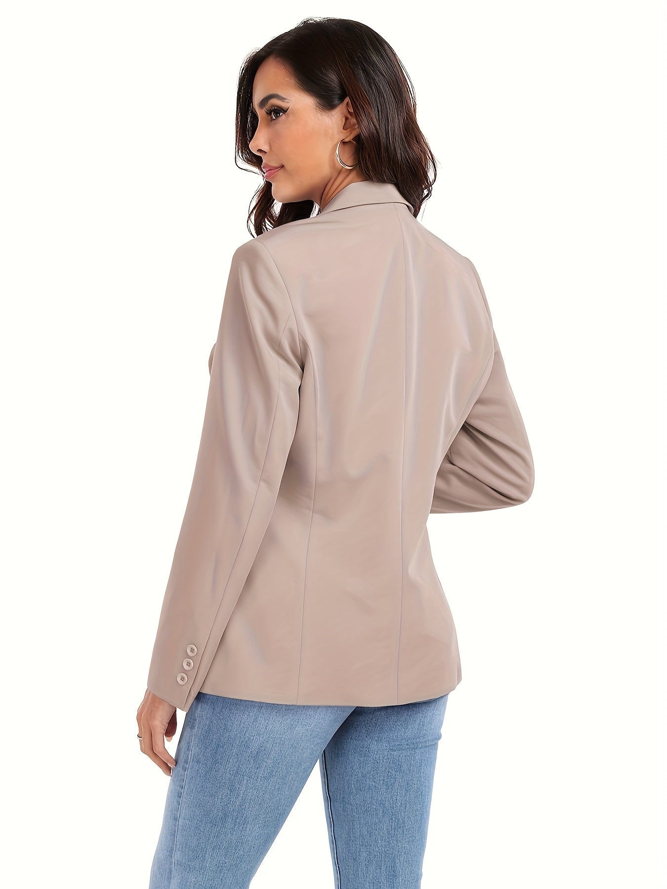 Single Button Office Work Blazer
