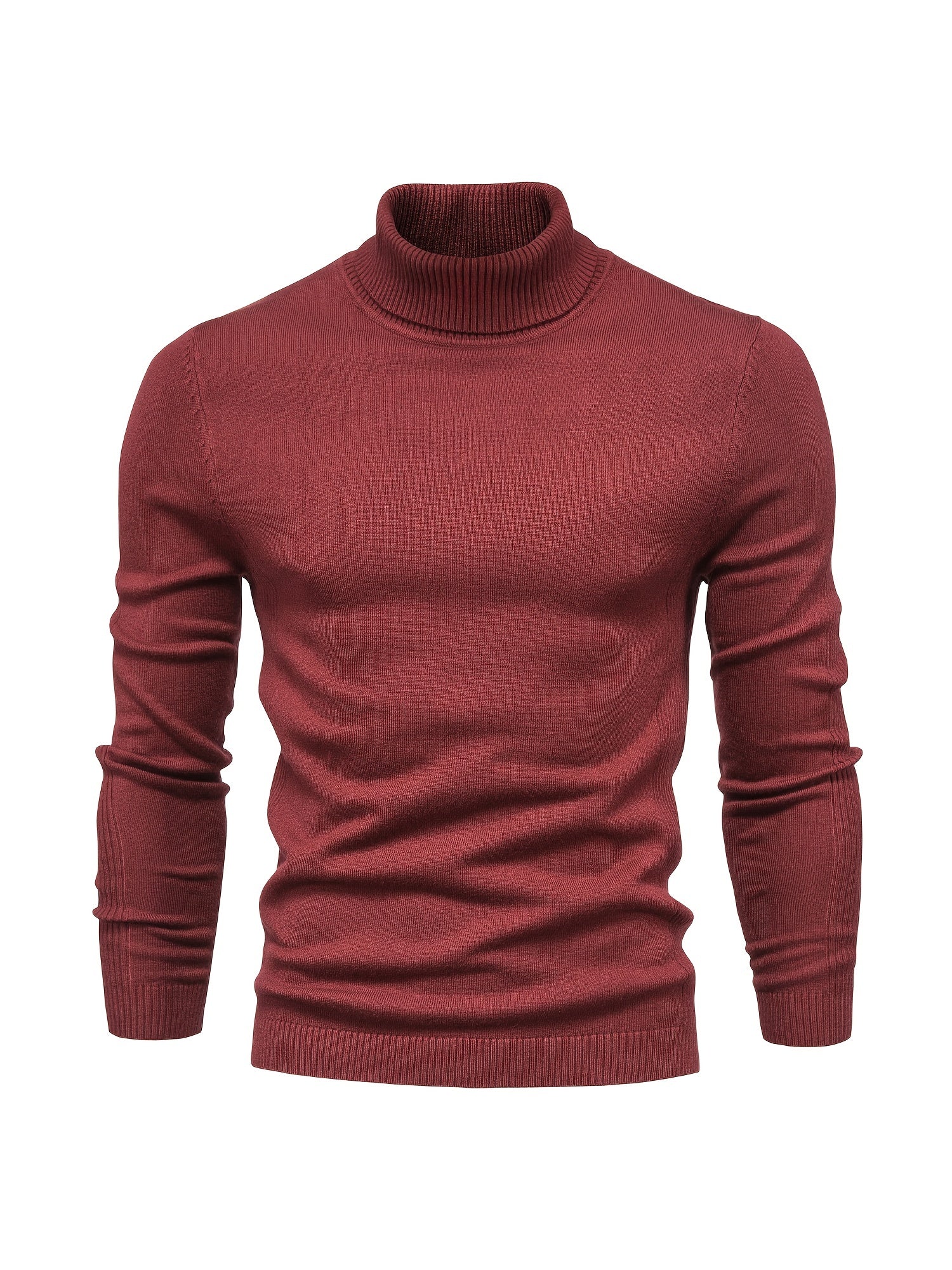 Stretch Turtleneck Knit