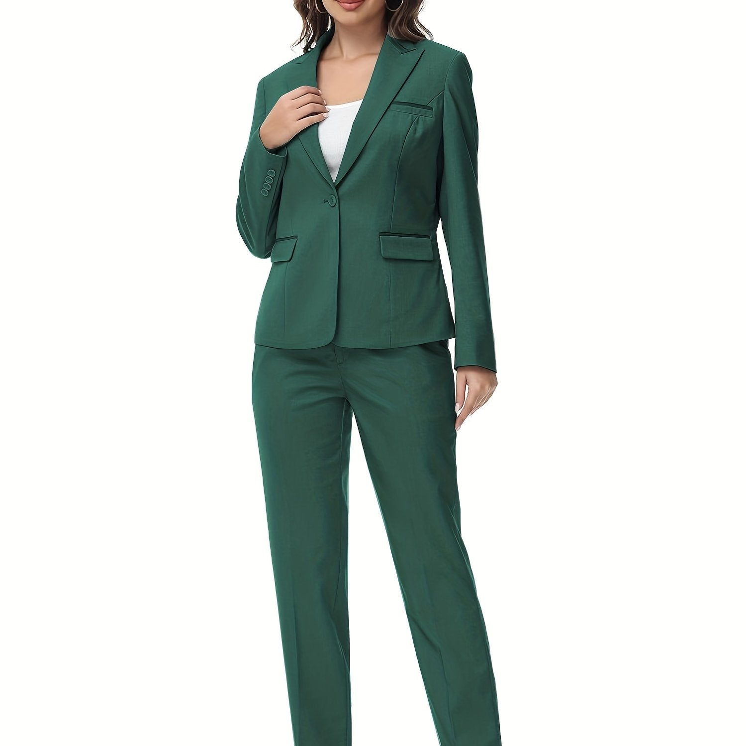 Elegant Matching Two Piece Work Set