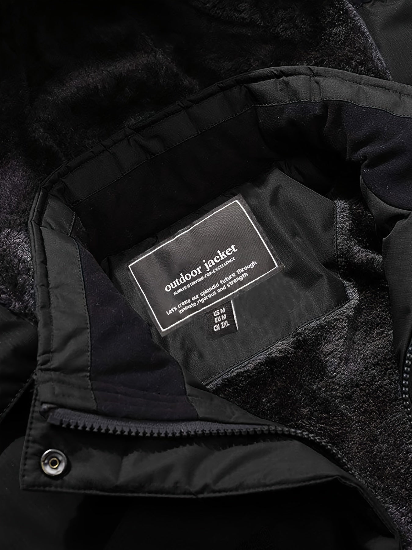 Men’s Fleece-Lined Winter Ski Jacket