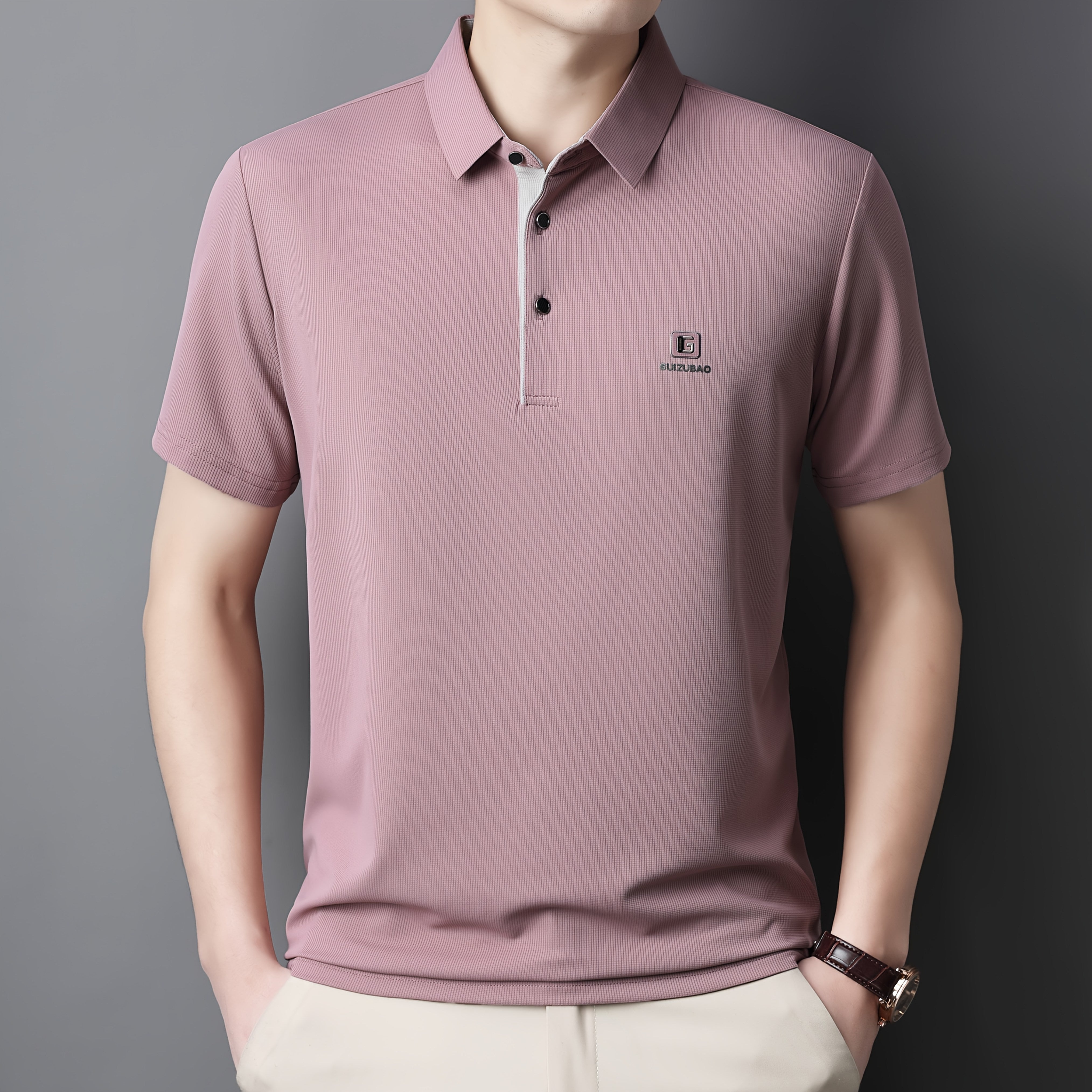 Casual Mens Summer Polo Shirt