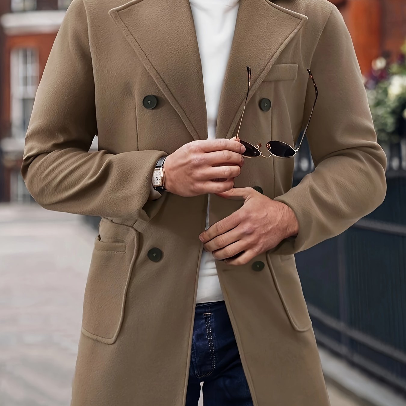 Modern Casual Lapel Blazer Mens