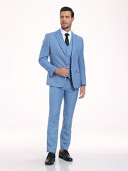 Plaid Double Trio Suit
