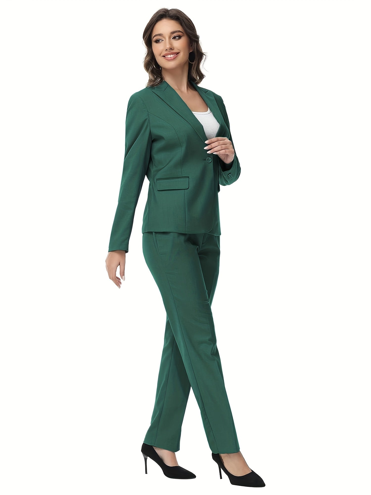 Elegant Matching Two Piece Work Set