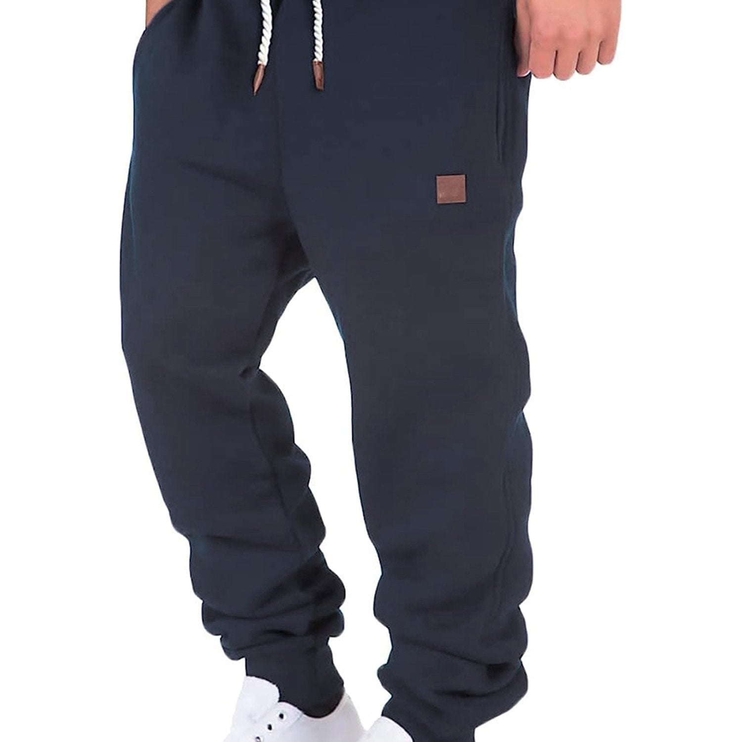 Men’s Elastic-Waist Athletic Pants