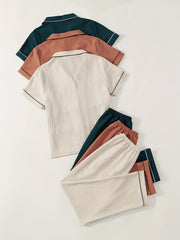 Women Heart Print Pajama Set Bundle