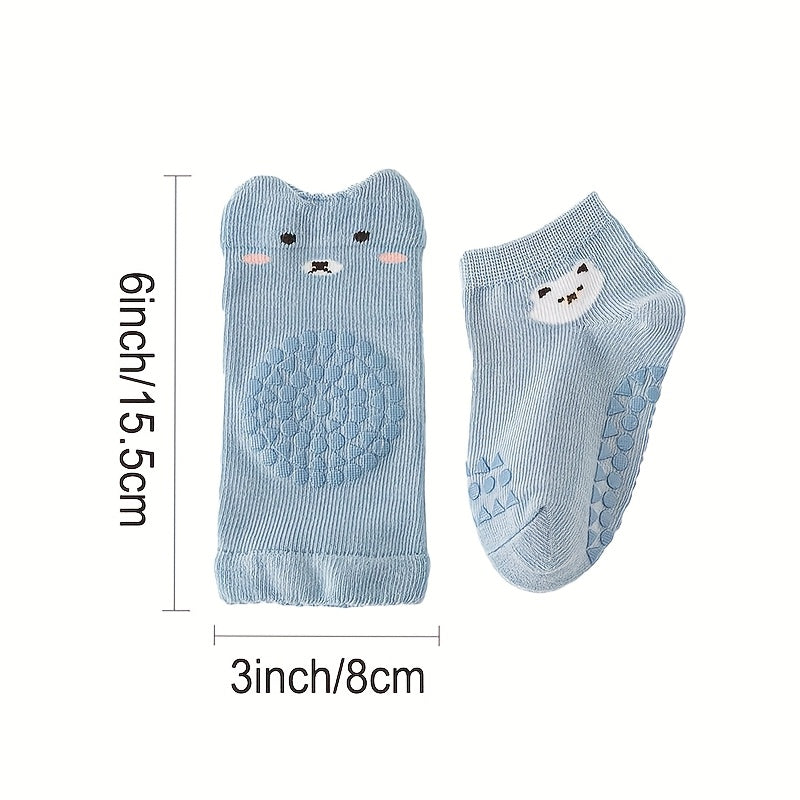Baby Crawling Knee Pads Sock Set