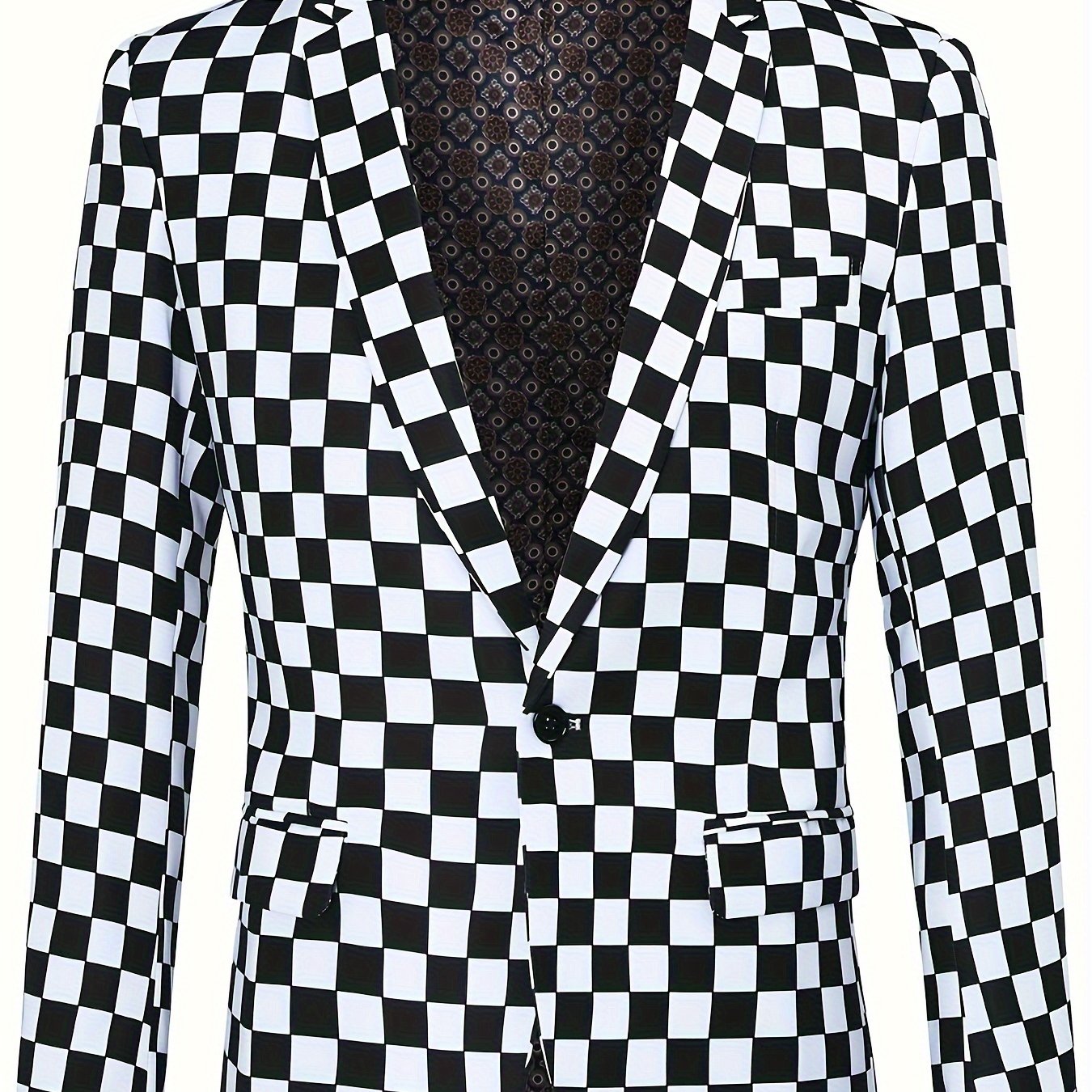 Tweed Check Woven Blazer