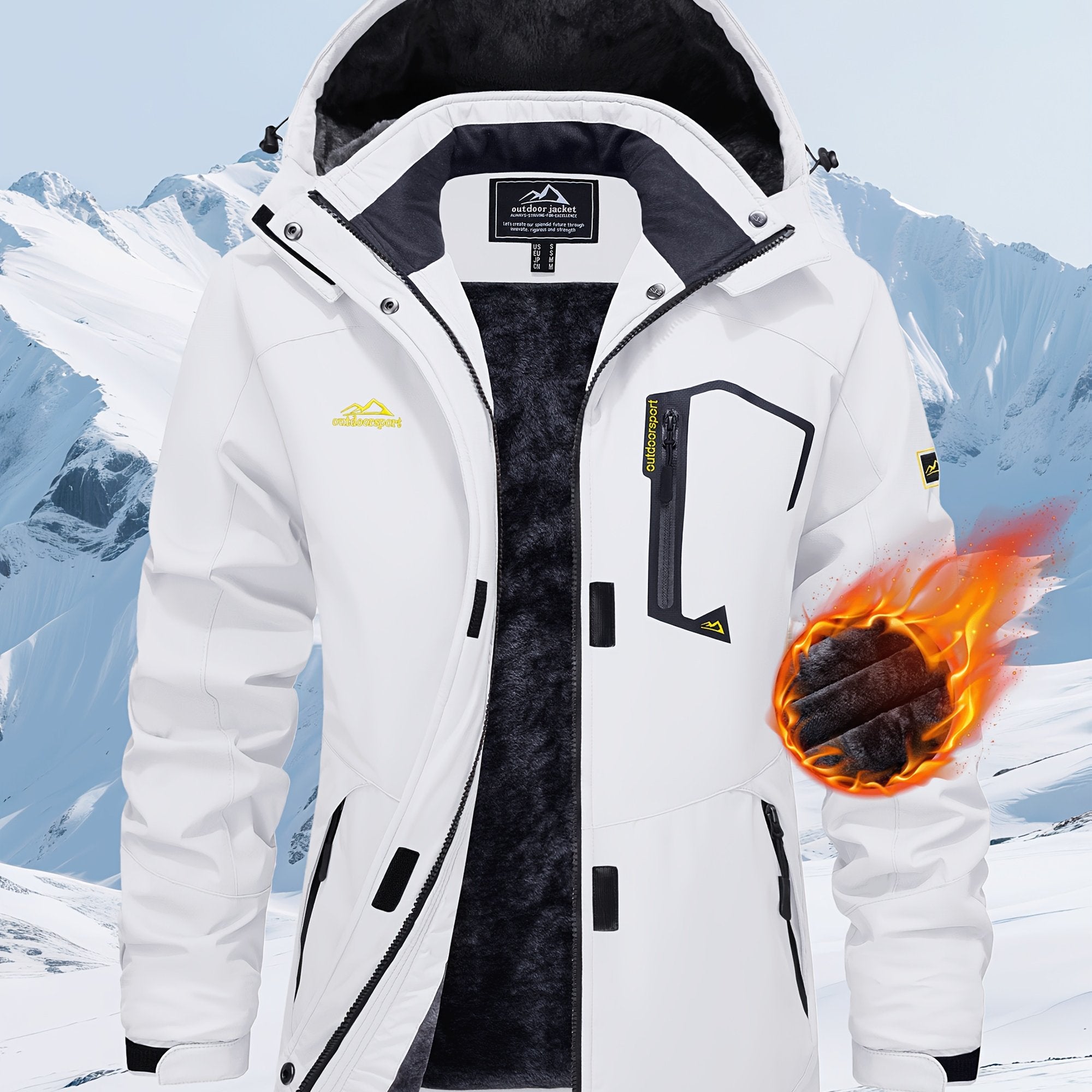 Women’s Windproof Softshell Fleece Winter Jacket