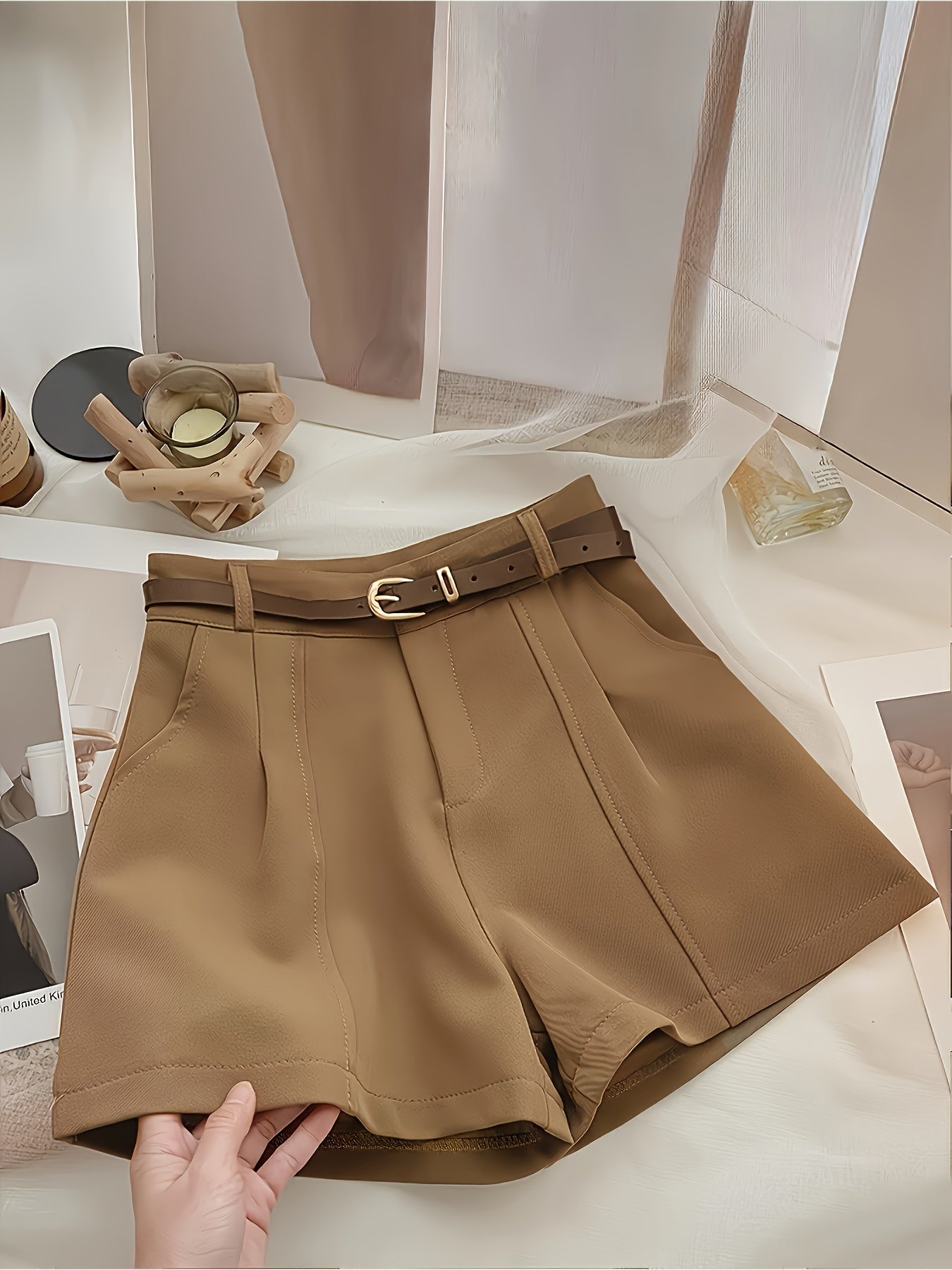 Tailored Office Shorts