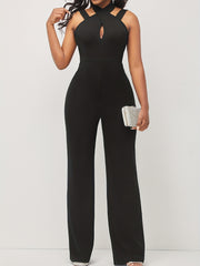Women Backless Sleeveless Jumpsuit