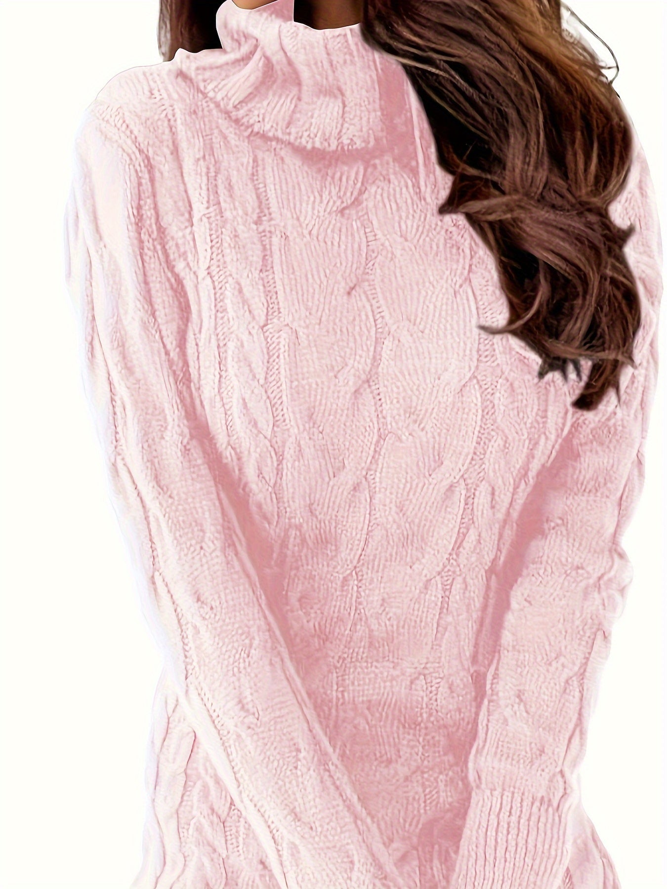 Bodycon Knit Turtleneck Dress