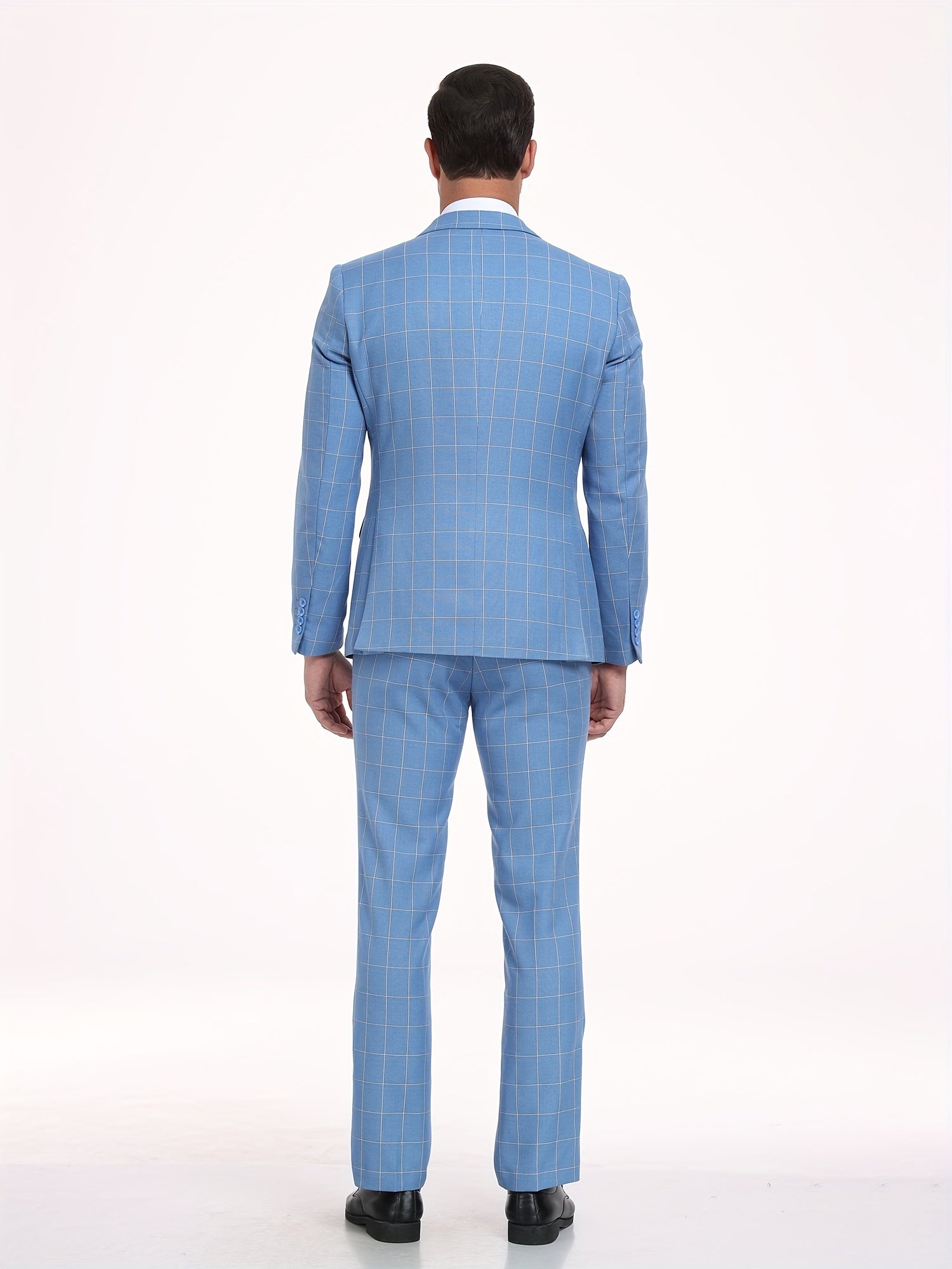 Plaid Double Trio Suit