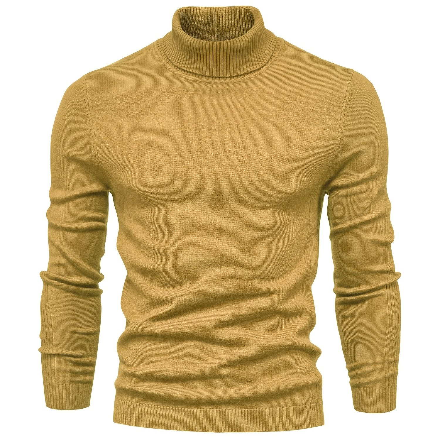 Stretch Turtleneck Knit