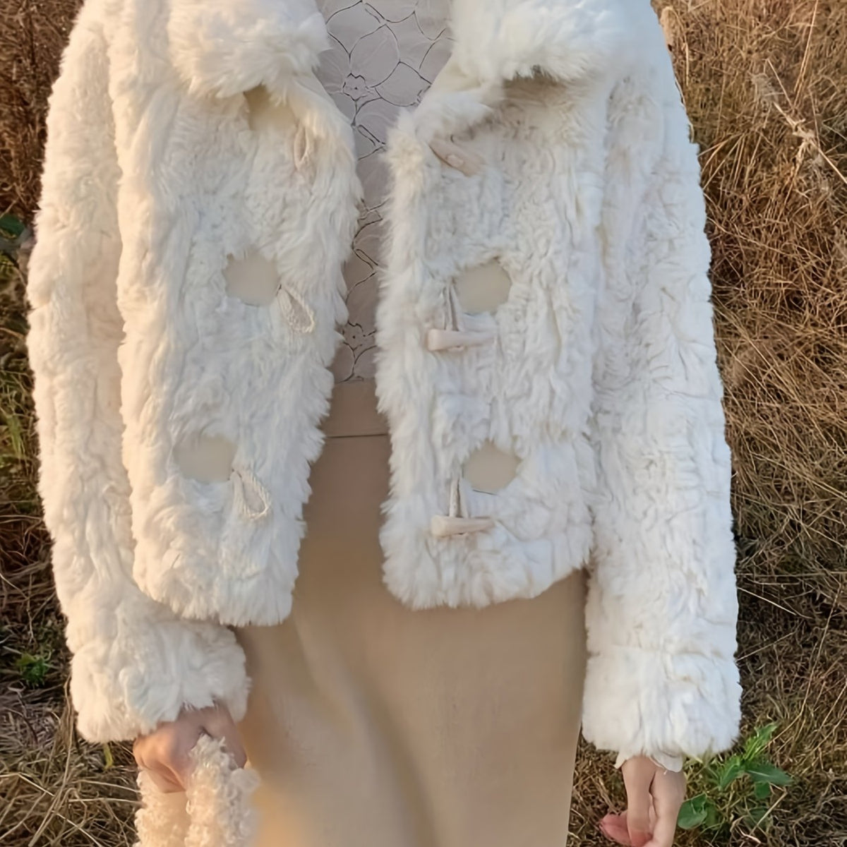 Women’s Plush Full-Length Winter Coat