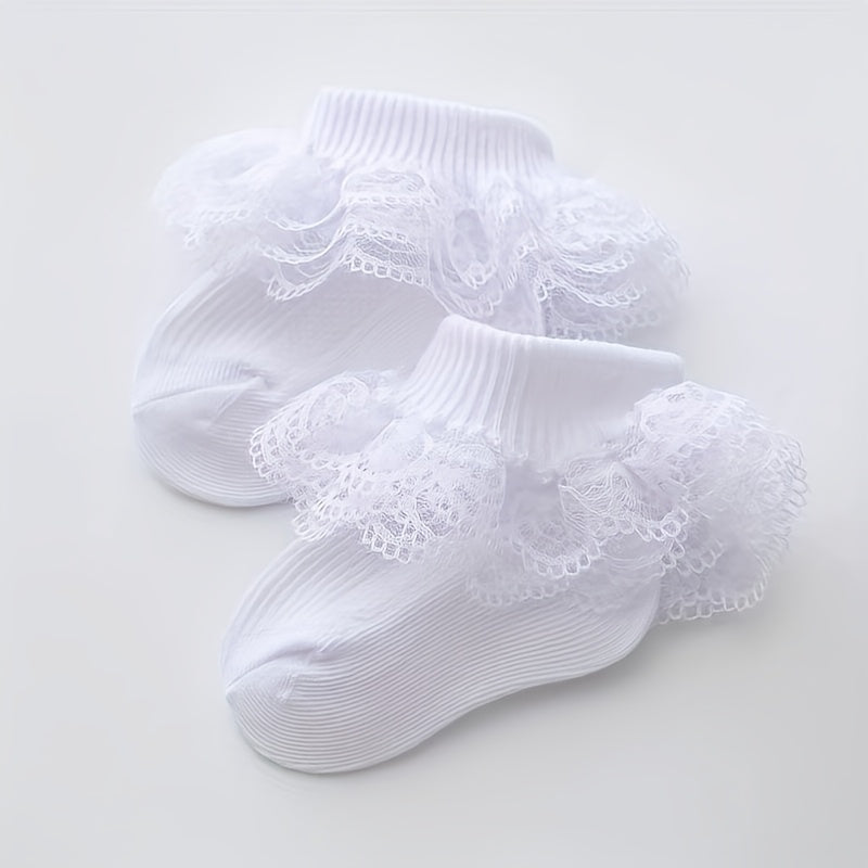 Floral Lace Baby Princess Socks