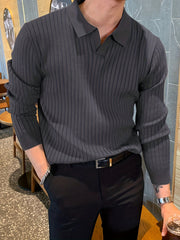 Soft Collar Knit Pullover