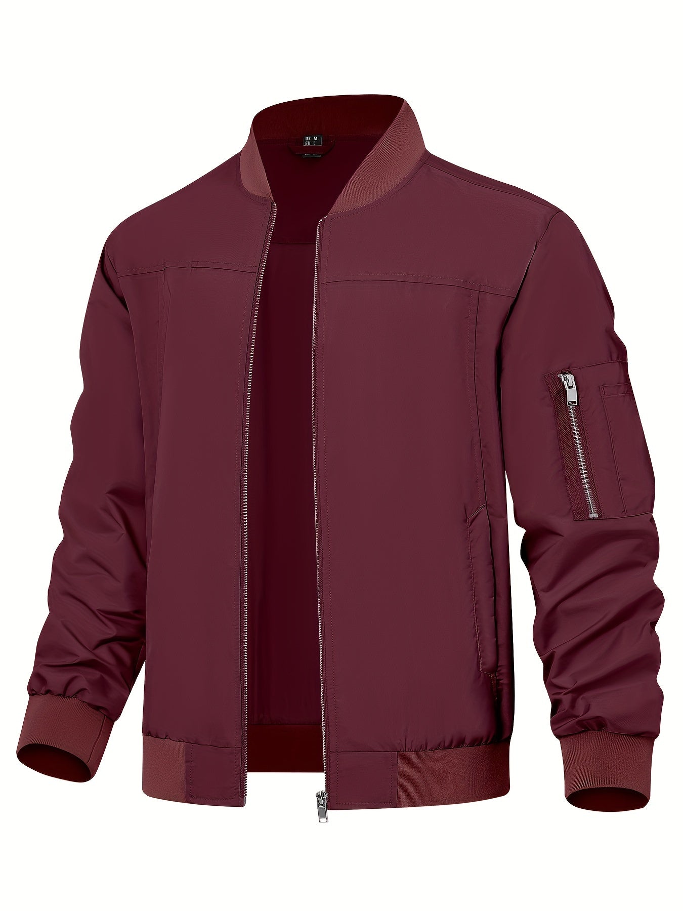Lightweight Men's Windbreaker Bomber Jacket