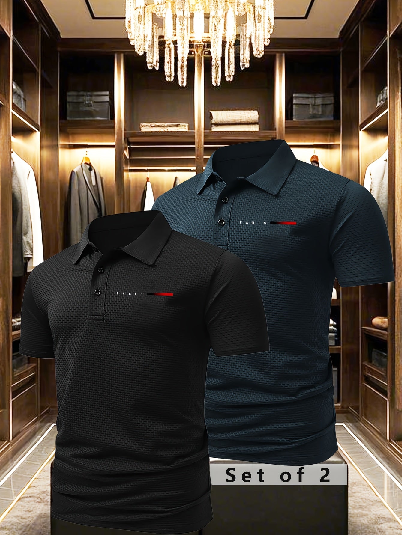 Business Casual Polo Shirt Duo