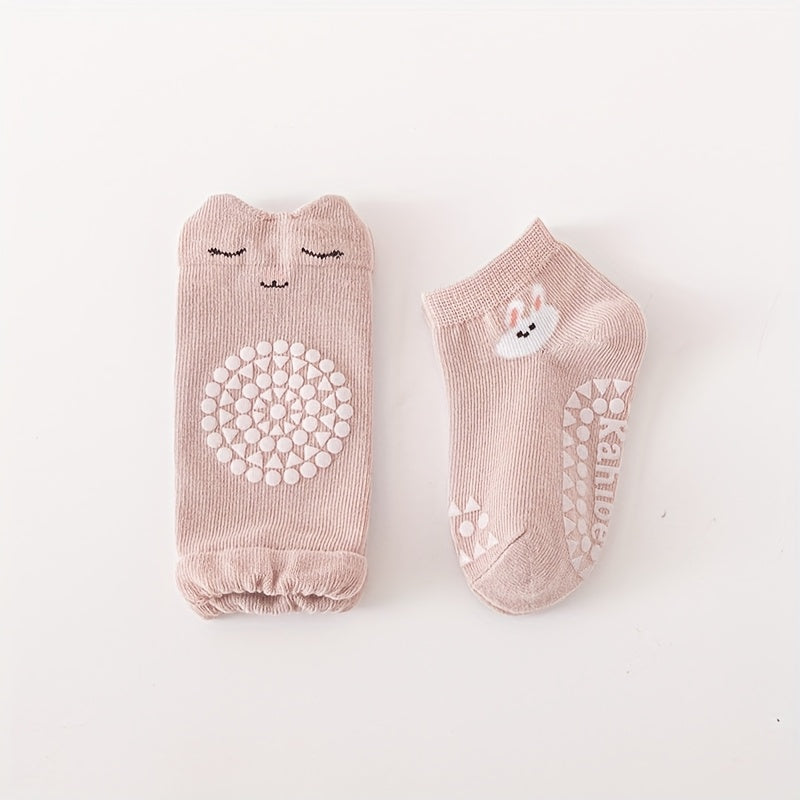 Baby Crawling Knee Pads Sock Set