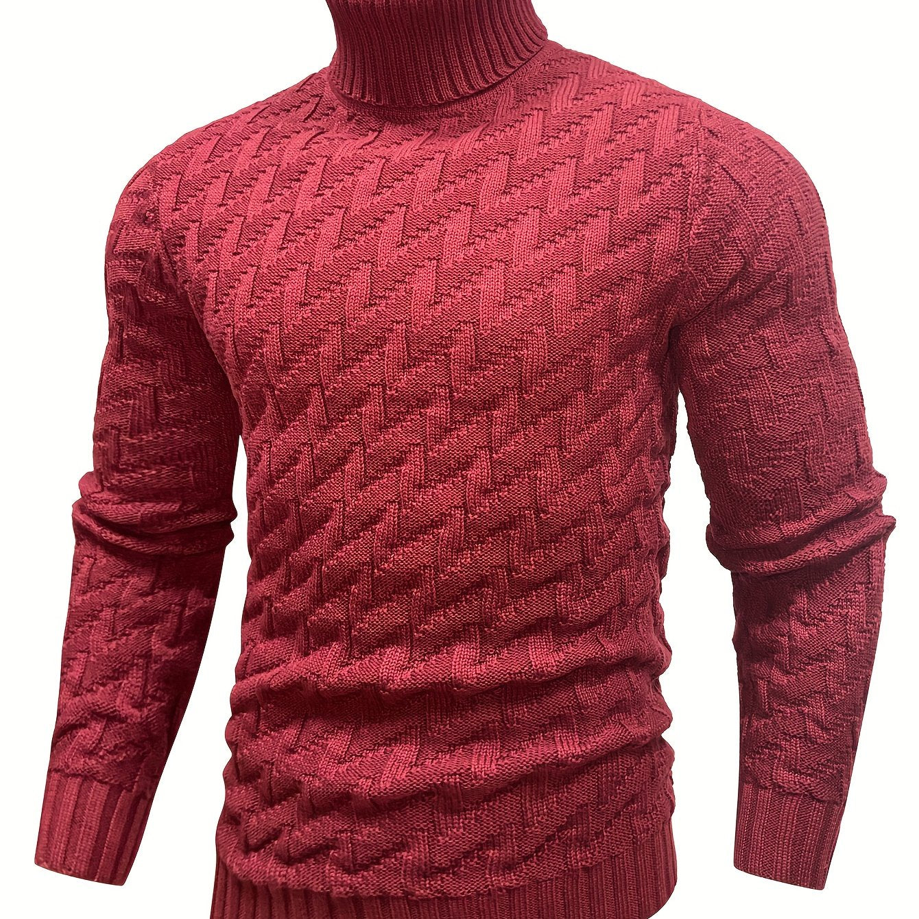 Slim High Neck Knit