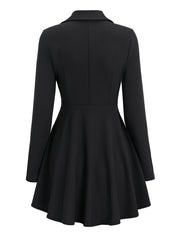 Vintage Zip Lapel Knit Blazer