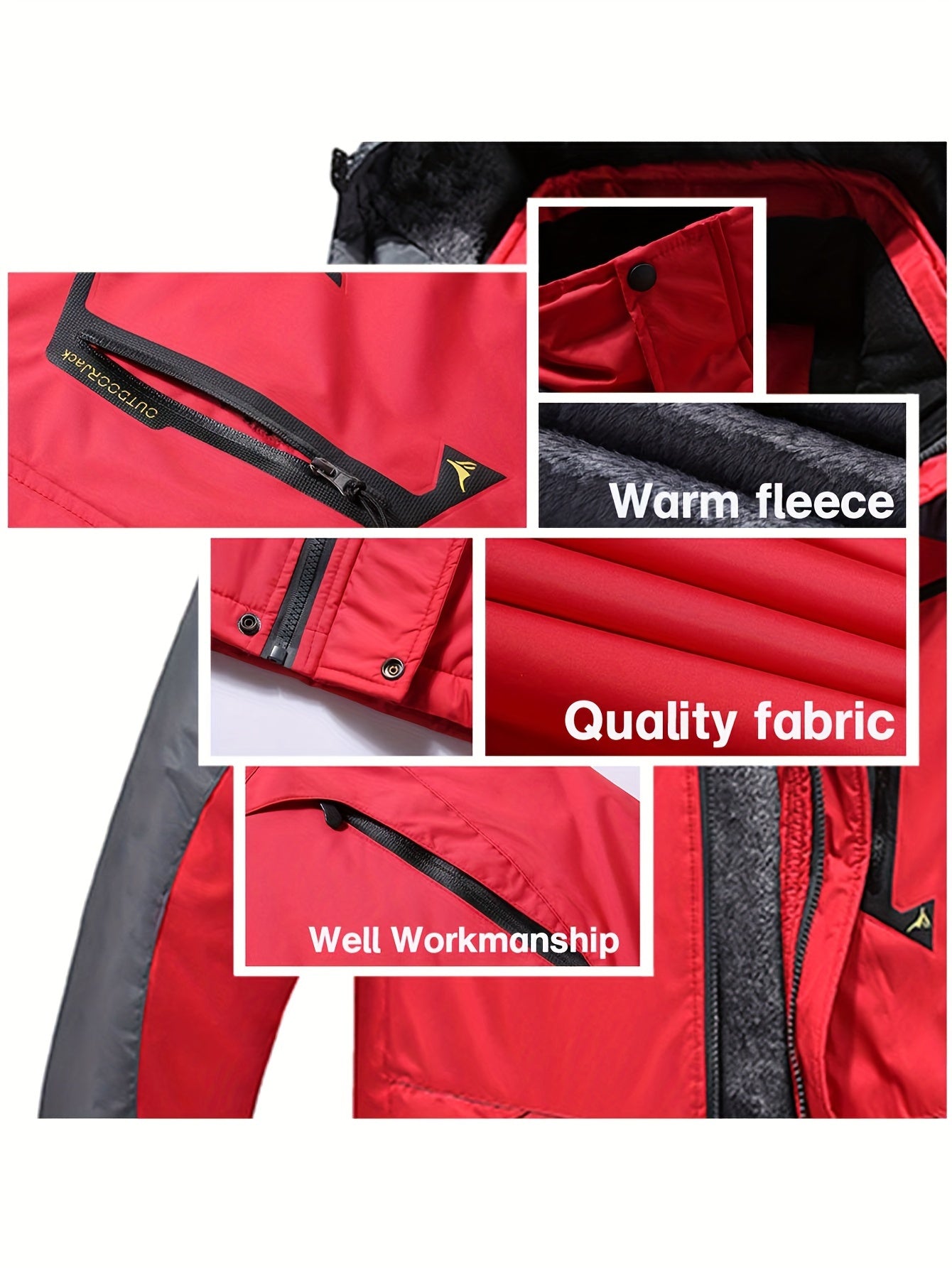 Men’s Waterproof Winter Ski Jacket