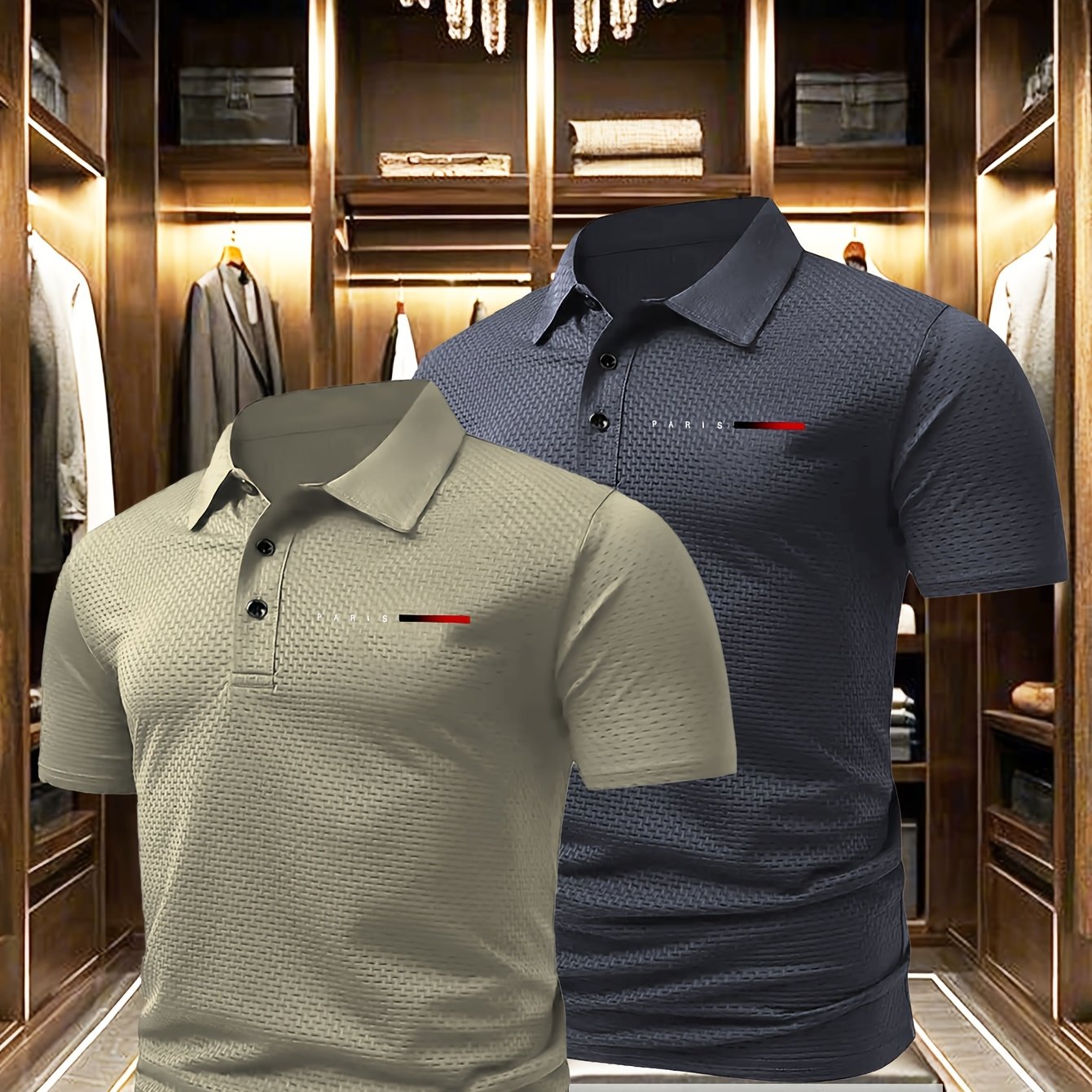 Business Casual Polo Shirt Duo