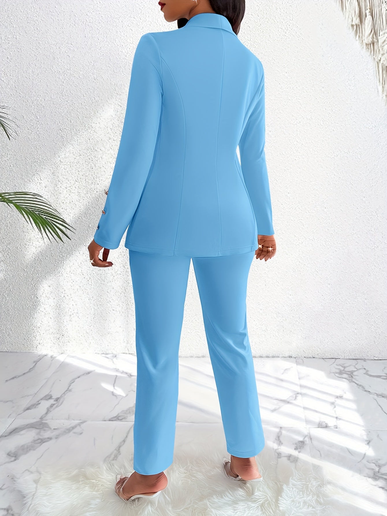 Solid Tailored Duo Suit