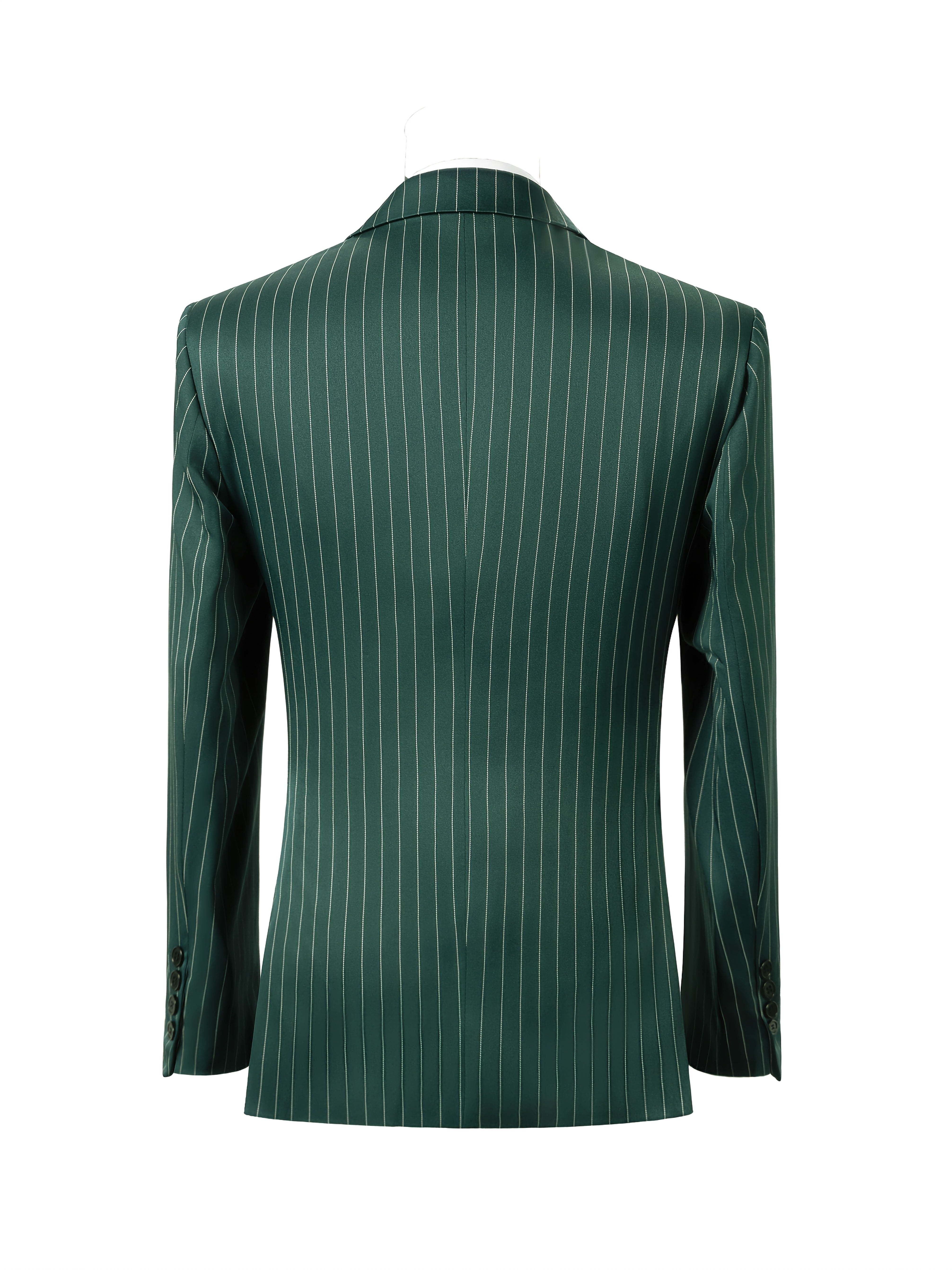 Men’s Three-Piece Vertical Stripe Suit Set