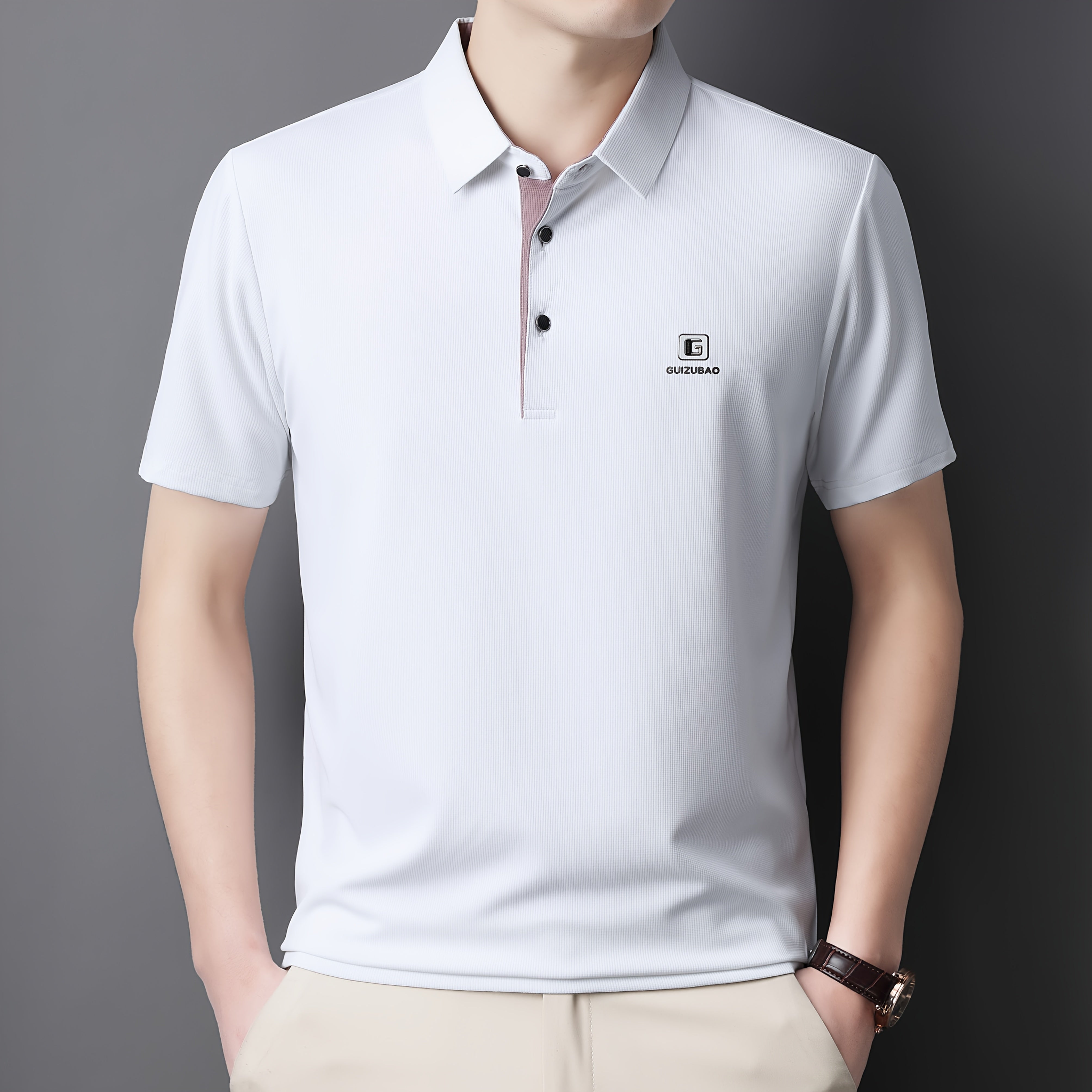 Casual Mens Summer Polo Shirt