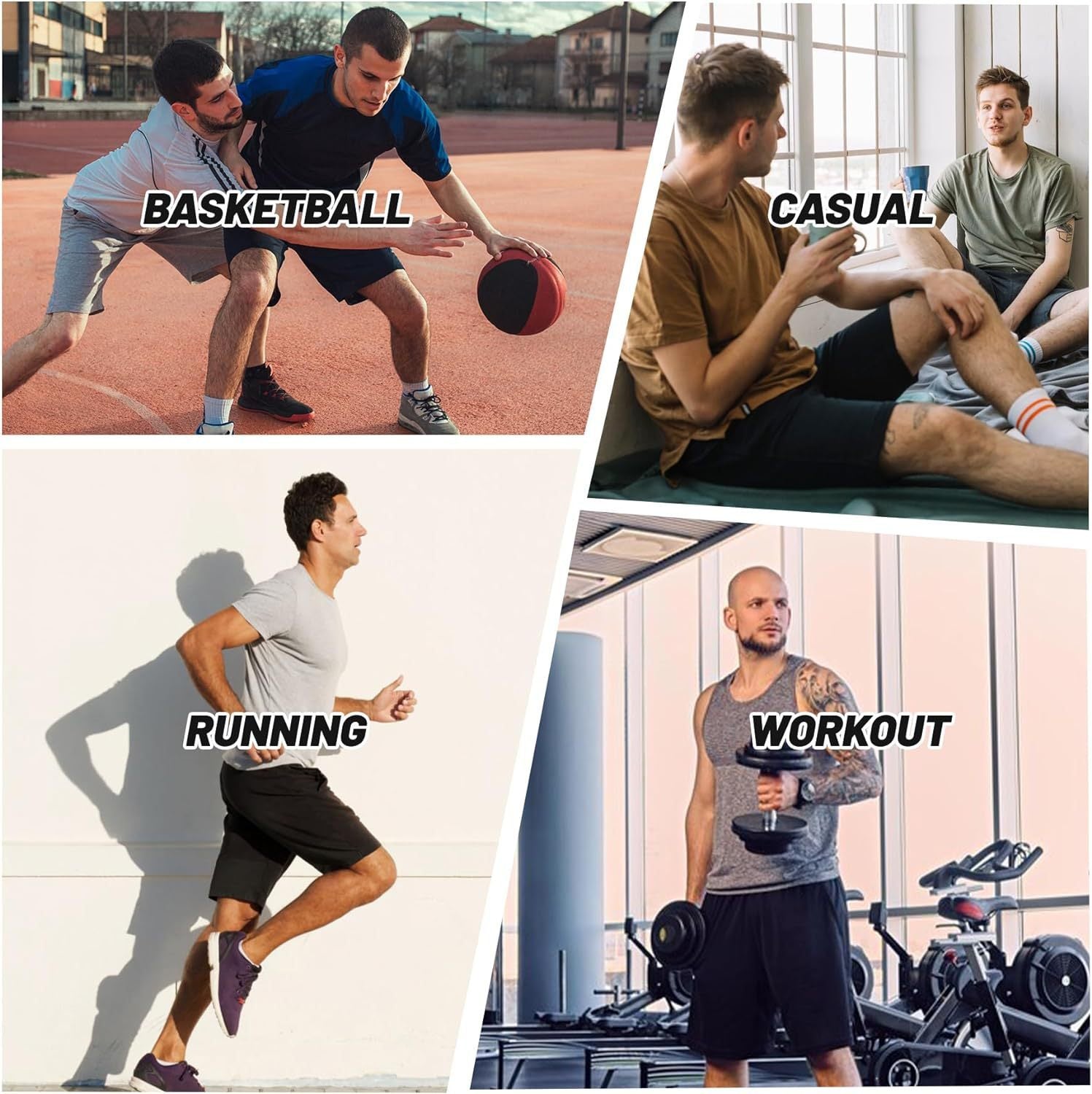Quick Dry Athletic Pocket Shorts