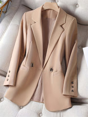 Double Lapel Woven Blazer