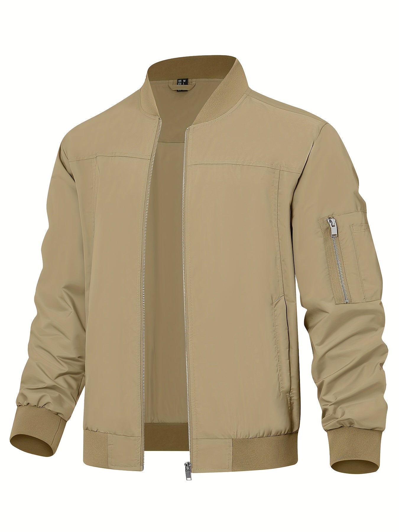 Lightweight Men's Windbreaker Bomber Jacket