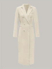 Elegant Extra Long Pea Coat