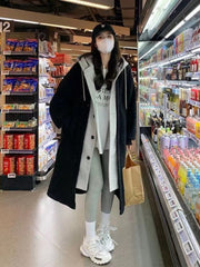 Women’s Elegant Faux Fur Two-Piece Winter Coat