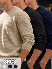 Solid Trio Knit Pullovers
