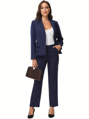 Slim One Button Office Suit
