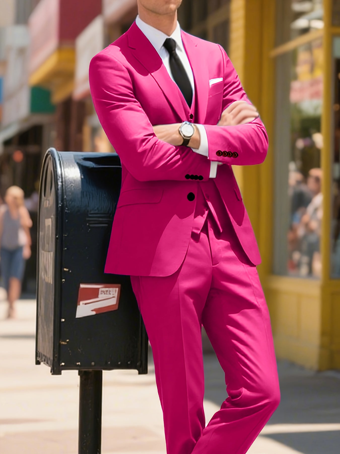 Men’s 3-Piece Slim Fit Suit Set