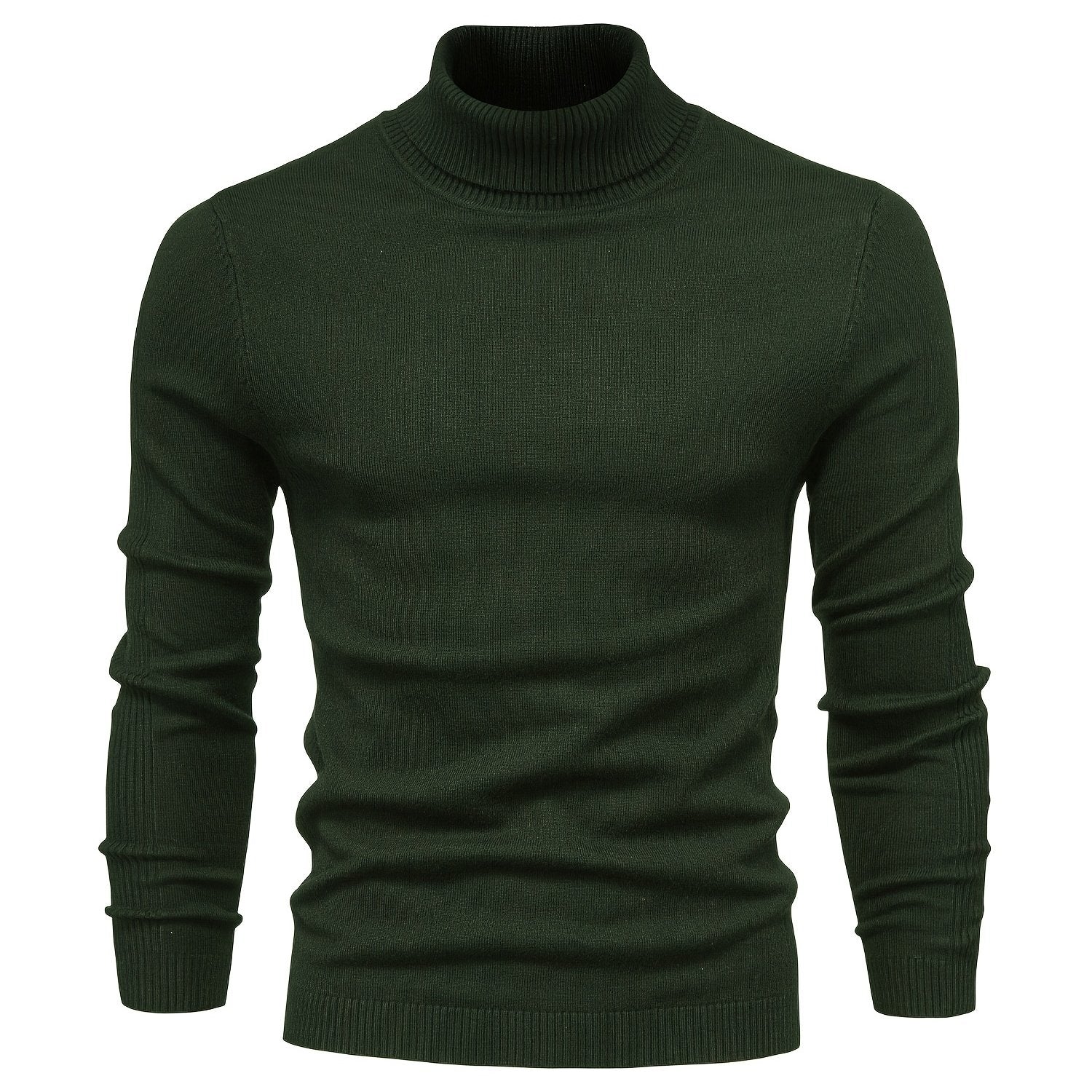 Stretch Turtleneck Knit