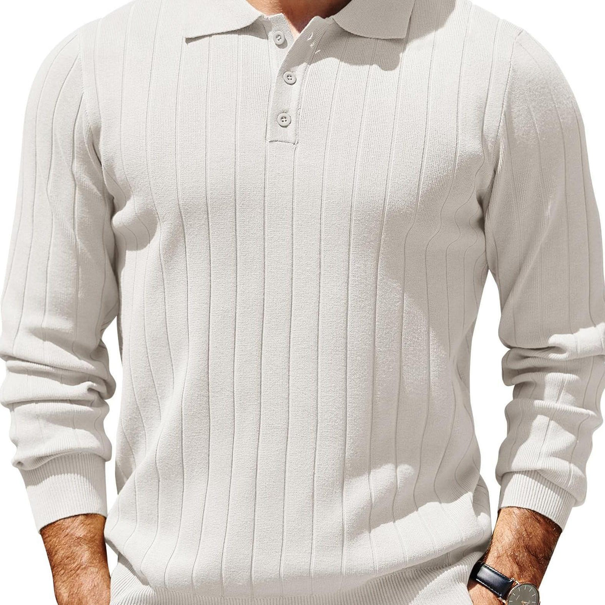 Soft Polo Knit Pullover