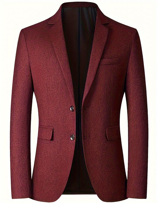 Slim Single Woven Blazer