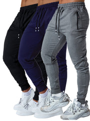 Men’s Tapered Athletic Sweatpants – 3-Piece Set